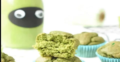 Muffins Hulk de Banana 🍌