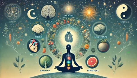 🧠 4 Fontes de Energia:  Física, Mental, Emocional e Espiritual