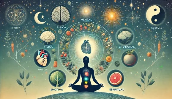 🧠 4 Fontes de Energia:  Física, Mental, Emocional e Espiritual