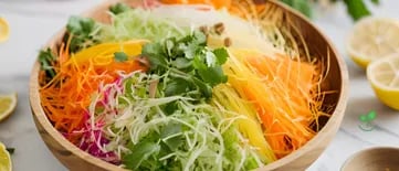 Salada de Mamão Verde