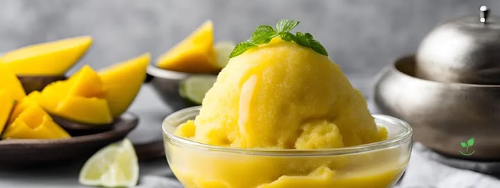 Sorbet de Manga e Limão